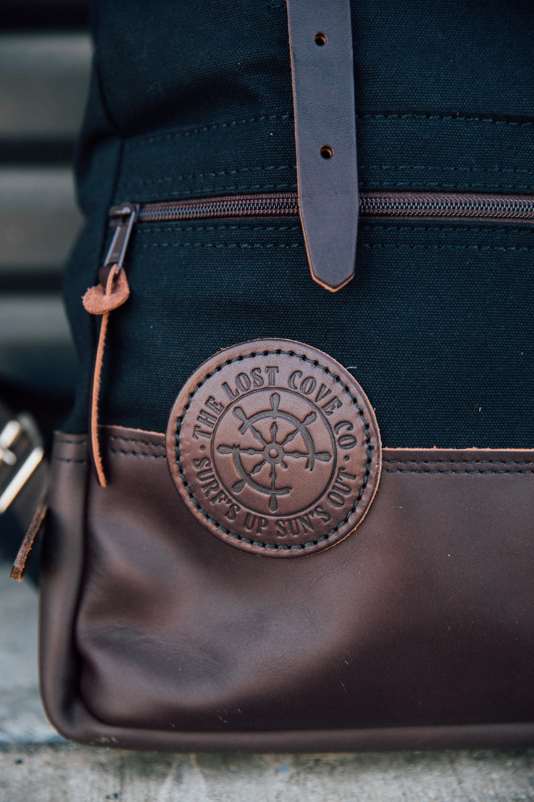 The Lost Cove Co. x Duluth Pack - Roll-Top Scout Deluxe Pack Black