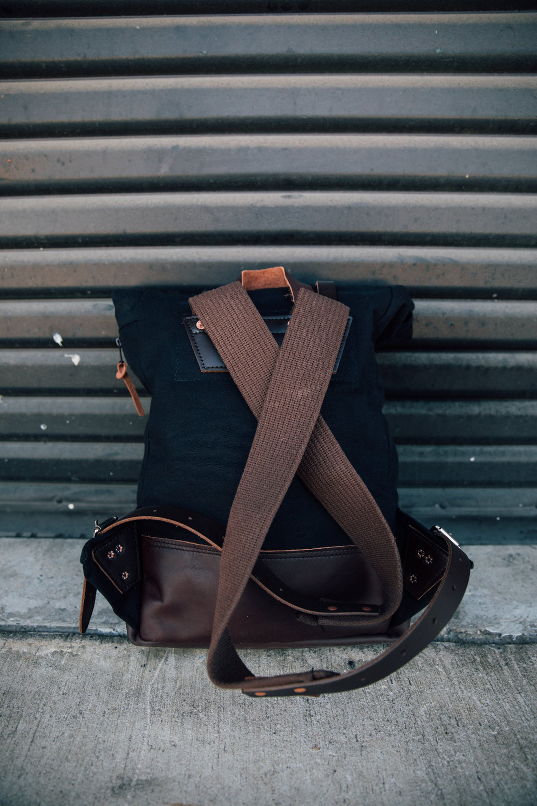The Lost Cove Co. x Duluth Pack - Roll-Top Scout Deluxe Pack Black