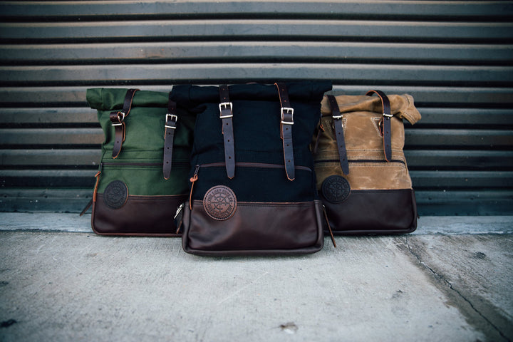 The Lost Cove Co. x Duluth Pack - Roll-Top Scout Deluxe Pack Black
