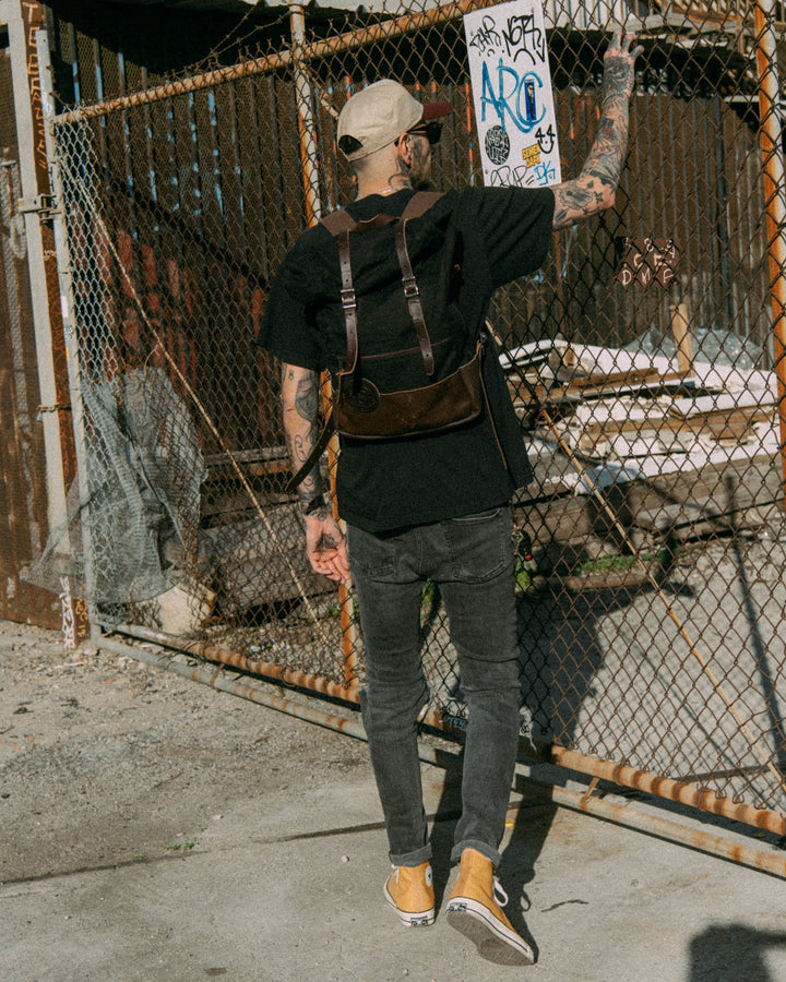 The Lost Cove Co. x Duluth Pack - Roll-Top Scout Deluxe Pack Black