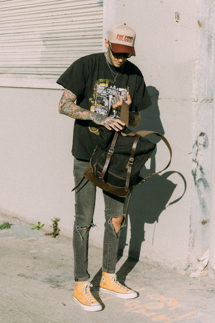 The Lost Cove Co. x Duluth Pack - Roll-Top Scout Deluxe Pack Black
