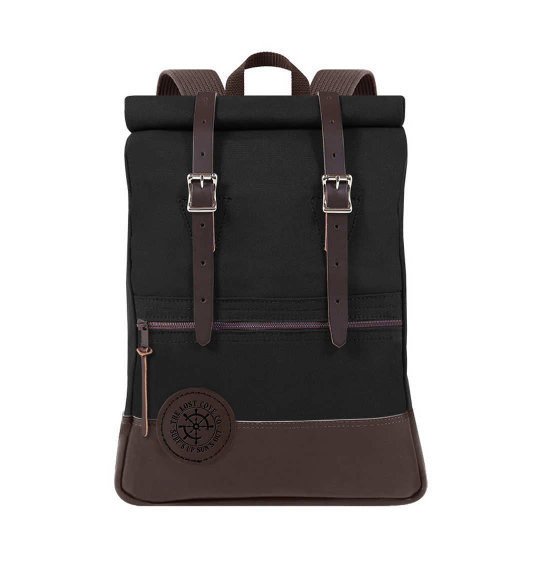 The Lost Cove Co. x Duluth Pack - Roll-Top Scout Deluxe Pack Black