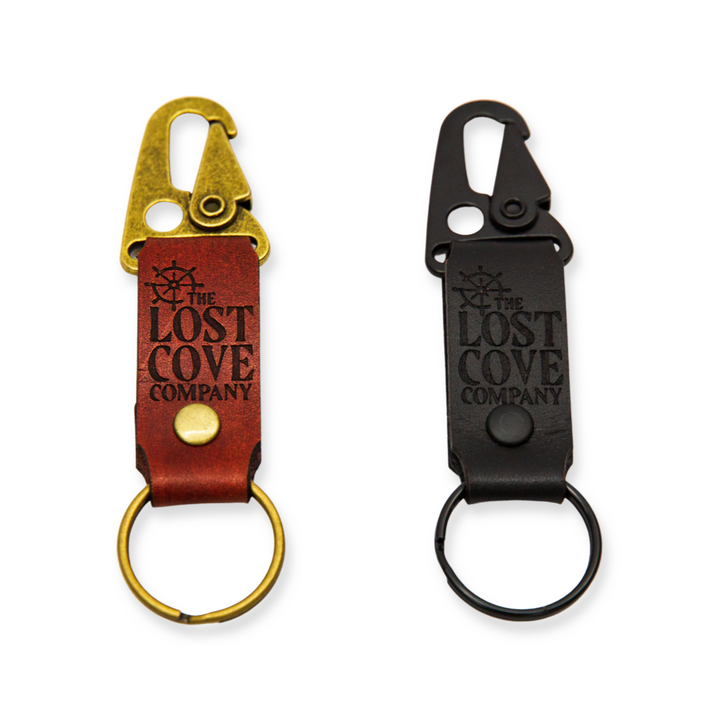 Belt Loop Key Clip-Brown