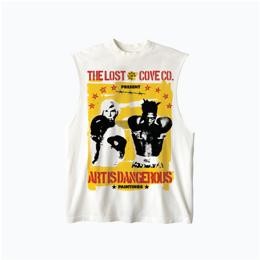 Art Is Dangerous® Graphic Cut Off Tee