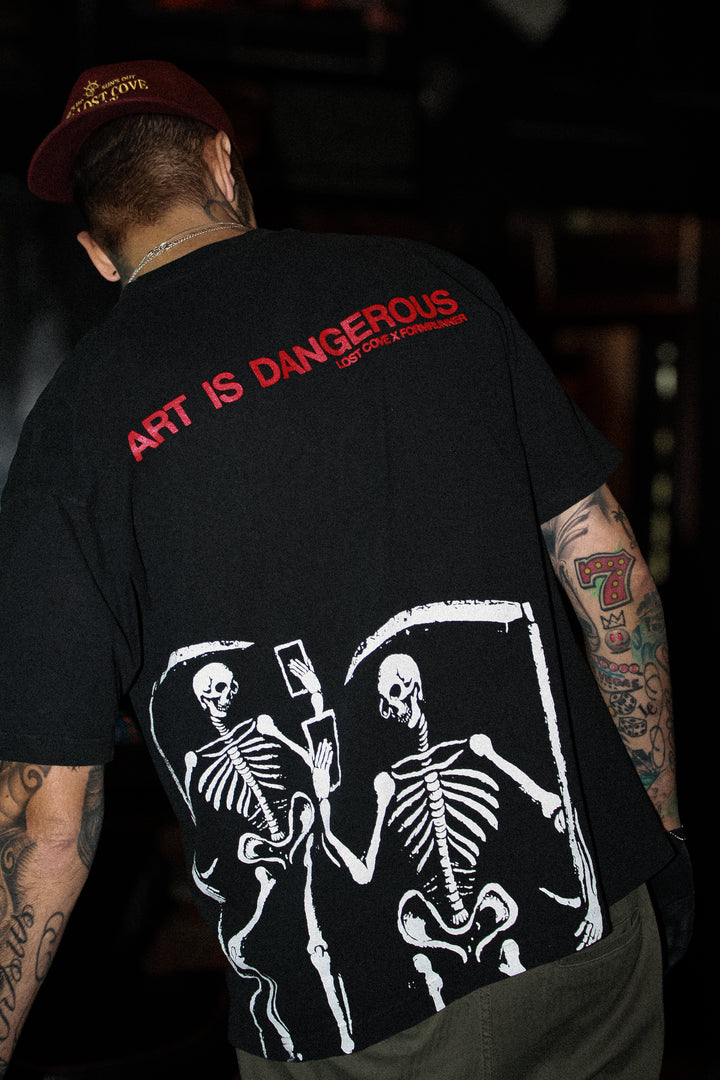 Art Is Dangerous Collab Tee