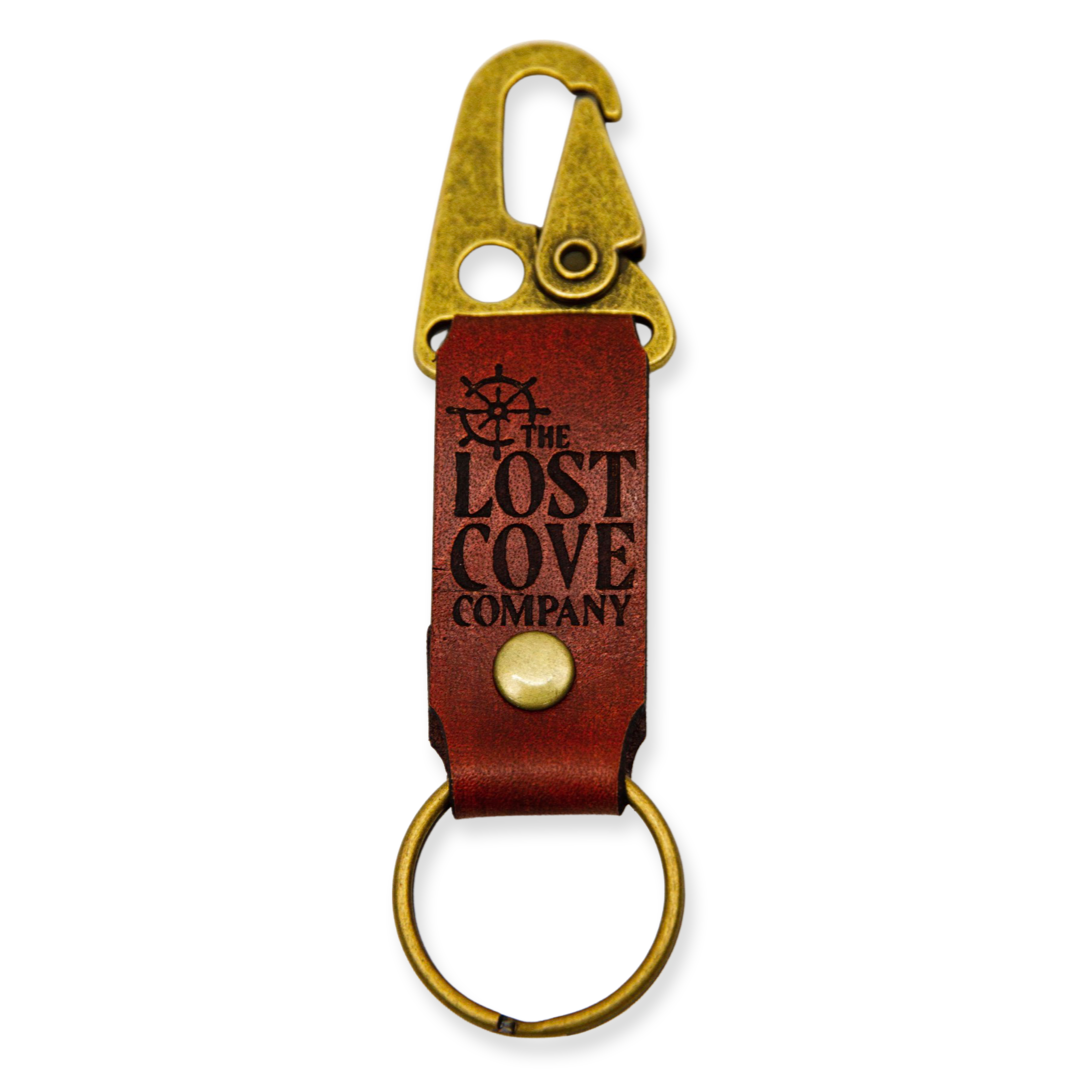 Belt Loop Key Clip-Brown